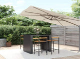 Garden Bar Set Black 3187700