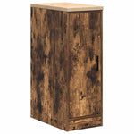 ZNTS Garage Cabinets 2 pcs Smoked Oak Engineered Wood 3328291