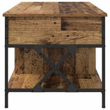 Coffee Table Old Wood 100 x 55 x 48.5 cm Engineered Wood 883035