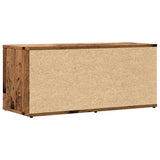 TV Cabinet Old Wood 80x34x35.5 cm Engineered Wood 856010