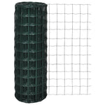 ZNTS Euro Fence Steel 10x1.5 m Green 140587