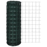 ZNTS Euro Fence Steel 10x1.5 m Green 140587