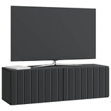 Wall-Mounted TV Cabinet Black 98 x 31 x 30 cm Engineered Wood 898386