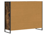 Book Cabinet Smoke Oak 99.5 x 30 x 108.5 cm Engineered Wood 886524