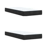 Box Spring Bed with Mattress Black 200x200 cm Velvet 3291004