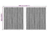 Bamboo Fence Natural 300 x 180 cm Bamboo 42006522