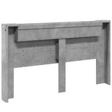 Headboard Concrete Grey Engineered Wood 3418691