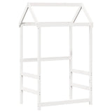 Day Bed and Bench Set with Roof without Mattress White 80x200 cm 3282297