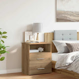 Bedside Cabinet Artisan Oak 50x32x60cm Engineered Wood 856566