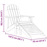 Garden Chair Pink Solid fir wood Standard Detachable 315867