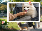 Pet Stroller Jogger for Medium Small Dogs, Foldable Cat Pram Dog Pushchair with Adjustable Canopy, 3 T3398P347583