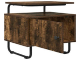 Bedside Cabinet Smoked Oak 40 x 36.5 x 50 cm Engineered Wood 8007639