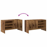 Record Cabinet Old Wood 78.5 x 35 x 45 cm Engineered Wood 891078