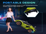 Lamborghini Sian Licensed 12V Kids Electric Ride On Car 2 Motors Toy Car with Remote Control Music T3398P348292