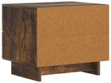 Bedside Cabinet 2 pcs Smoked Oak 43 x 34.5 x 47.5 cm 893846