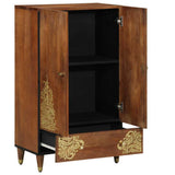 Highboard Brown 60 x 33 x 100 cm Solid Mango Wood 4018766