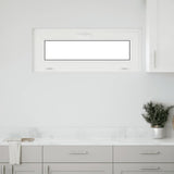 Basement Window RISOR 100x40 cm Tilt 3 Glazing White 4108380