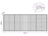 Gabion with 3.5 mm Wire and 5x10 cm Mesh 400x30x200 cm 3462770