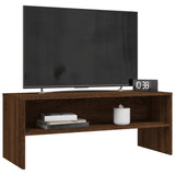 TV Cabinet Brown Oak 100x40x40 cm Engineered Wood 815233