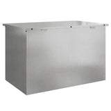 Outdoor Storage Box Silver 80 x 50.5 x 50 cm Steel 874571