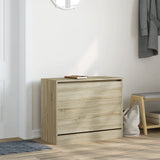Shoe Cabinet Sonoma Oak 80x34x63 cm Engineered Wood 839961