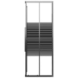 Stripe Shower Cabin ESG 80x80x180 cm Black 151849
