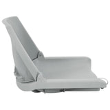 4 Piece Foldable Boat Seat Set Grey 272240