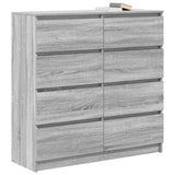 Sideboard Grey Sonoma 100x35x99 cm Engineered Wood 3328494