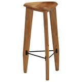 Bar Stools 2 pcs Solid Acacia Wood 246017