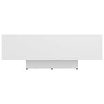 Coffee Table White 85x55x31 cm Engineered Wood 803380