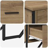 Chest of Drawers 2 pcs Artisan Oak 91 x 35.5 x 74.5 cm 3365604