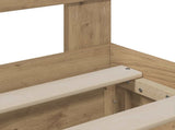 Bed Frame with Storage and Headboard Artisan Oak 160 x 200 cm 3445810