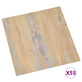 Self-adhesive Flooring Planks 55 pcs PVC 5.11 m Brown 324669