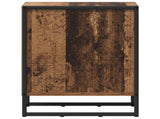 Bedside Table 2 pcs Old Wood 39.5 x 30 x 50 cm Engineered Wood 886651