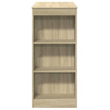 Bar Table with Racks Sonoma Oak 95x47x103.5 cm Engineered Wood 854384