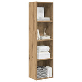 Bookcase Artisian Oak 40x30x152 cm Engineered Wood 857884