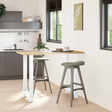 Bar Table Legs White 2 pcs 60x cm Steel 4013345