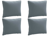4-Piece Back Cushions PUTTEN 4 pcs 100% Polyester Blue 945118