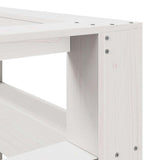 Bookcase Headboard L-Shaped White 180 cm Solid Wood Pine 859257
