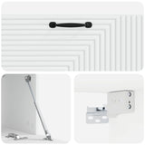 Wall-Mounted TV Cabinet White 98 x 31 x 30 cm Engineered Wood 898725