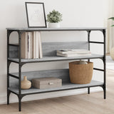 Console Table Grey Sonoma 100x32x75 cm Engineered Wood 839061