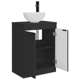 Bathroom Vanity with Sink Black 54 x 35 x 83 cm Engineered Wood 890139