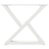 Coffee Table Legs 2 pcs White 50x cm Steel 4012705