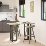 Bar Table Legs T-Shaped 2 pcs Black 40x35x cm Steel 4013075