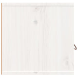 Wall Cabinet White 80x30x30 cm Solid Wood Pine 818377