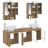 Bathroom Cabinet Set 5 pcs Artisan Oak Engineered Wood 3406486