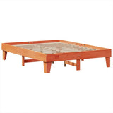 Bookcase Bed without Mattress Wax Brown 150x200cm Solid Wood Pine 3324537
