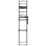 Washing Machine Shelf 77x52x192 cm Aluminium 154608