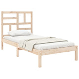 Bed Frame without Mattress Solid Wood 75x190 cm Small Single 3105910