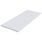 Mattress Topper White 70 x 200 x 3.5 cm Jaquard Fabric 4106209